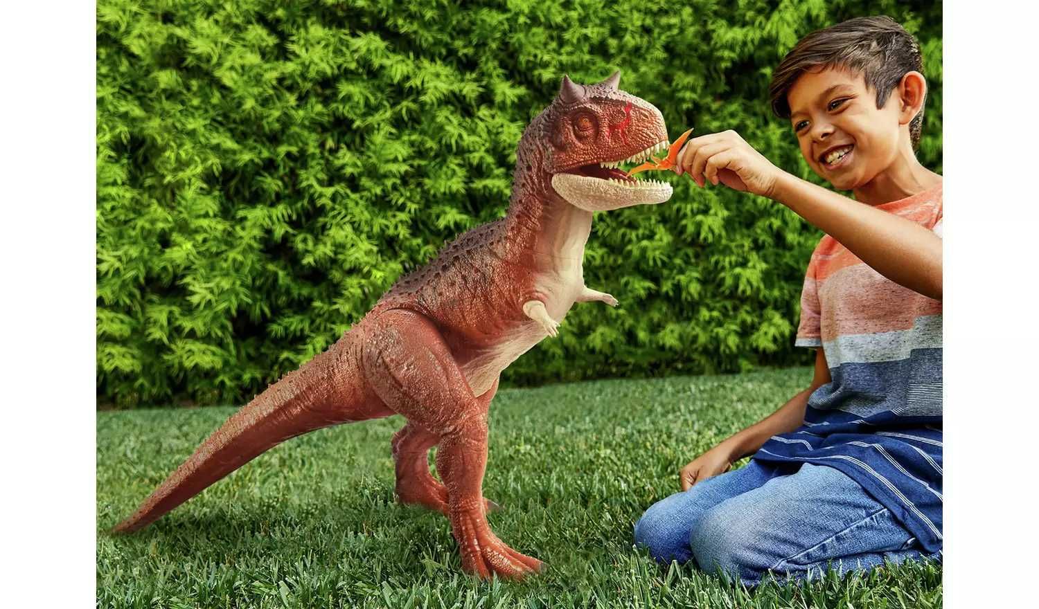 Голям Динозавър Карнотавър Торо Джурасик свят Jurassic World 91см