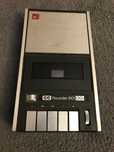 1973 Basf Portable Compact Cassette Recorder CrO2 9101