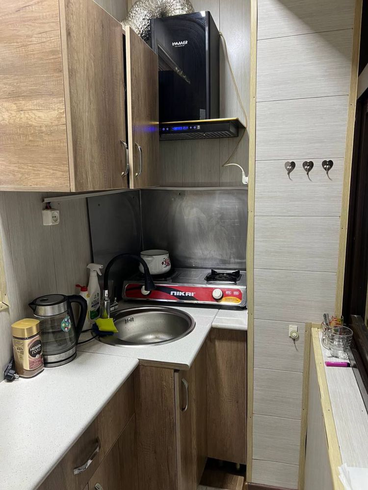 Буз-2, Ялангач 1/2/4 малосемейка 21 кв.м . Мебель , техника