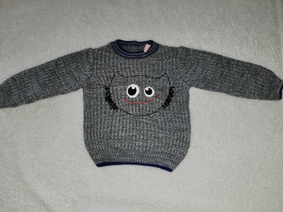 Лот от 9 Бебешки Блузки с Дълъг Ръкав - 12-18м