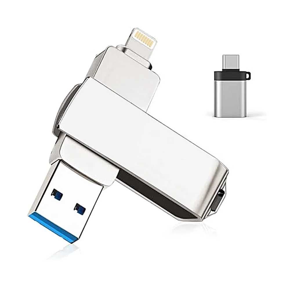 Универсална флашка 128GB за iPhone/ Android/ Windows