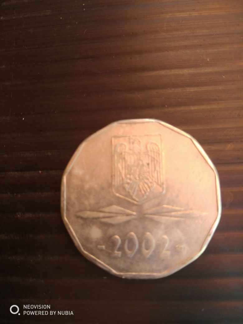 2Monede 5000 RON 2002