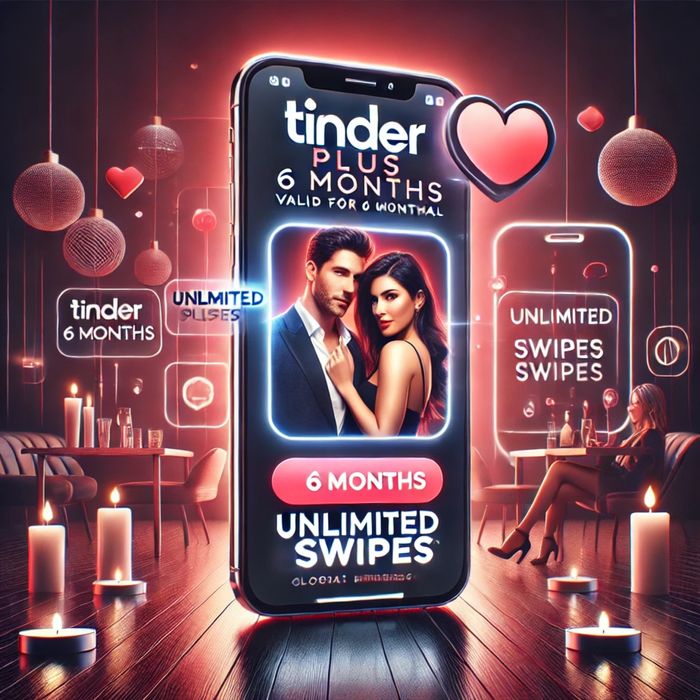 Tinder Plus – Cod Promo 6 Luni (Global)