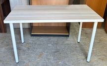 Masa de bucatarie cu picioare metalice; Masa cu blat 120x60 cm