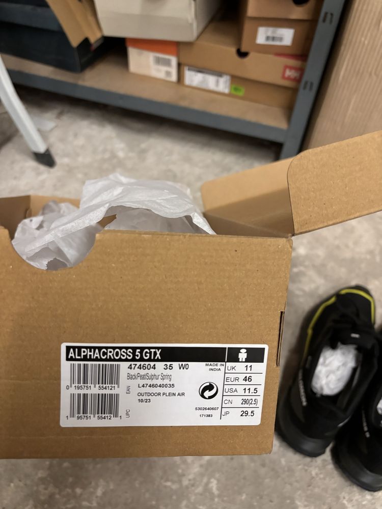 Salomon alphacross 5 GORETEX 46 номер - Чисто Нови!
