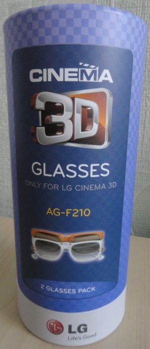 3D очки для телевизоров LG (пассивные) AG-F210 (5 цветов)