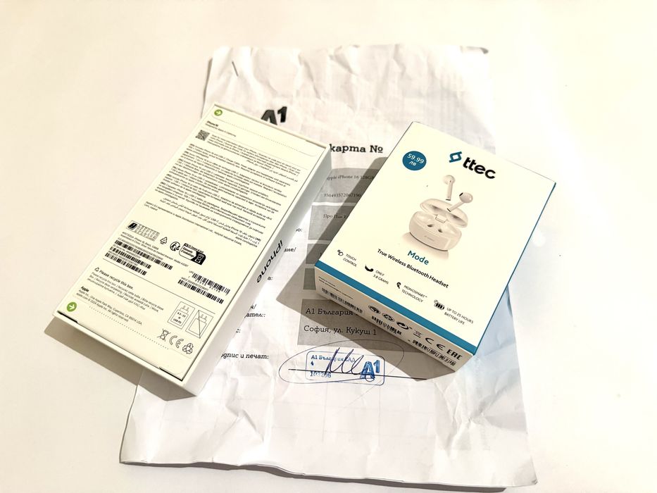 Iphone 16 128 Gb Чисто Нов Гаранция 3 години