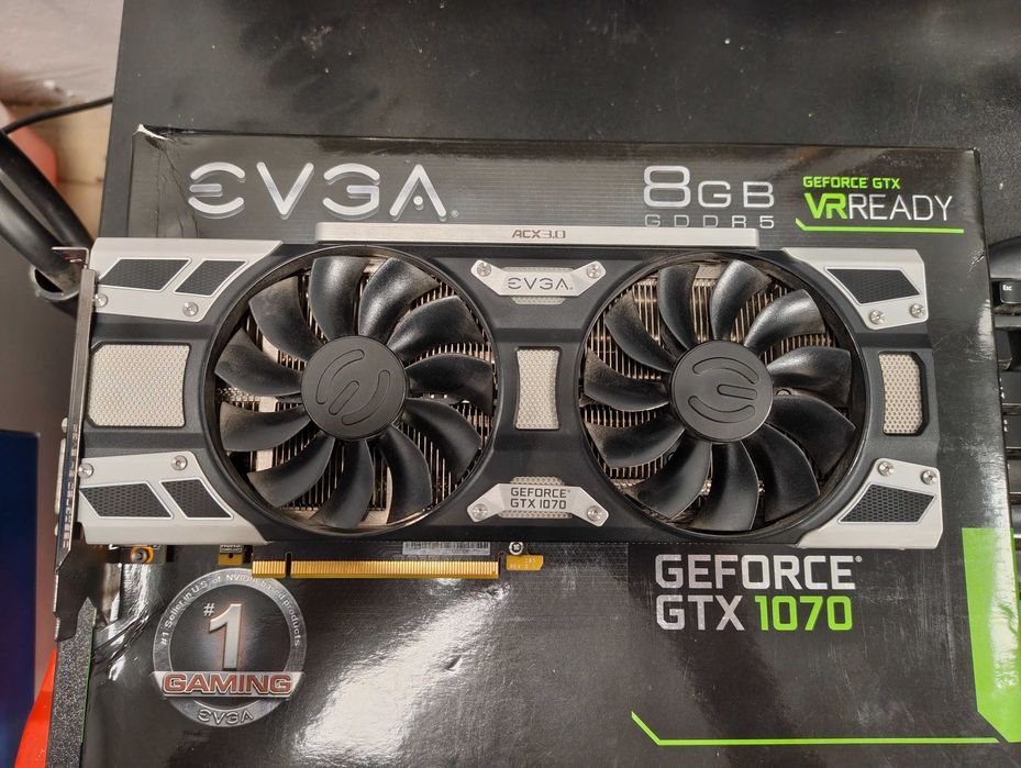 Видео карта EVGA GeForce GTX 1070 SC GAMING
