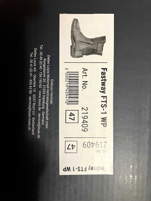 Мото обувки №46 нови за продаване