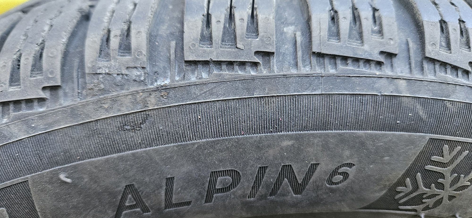 205/55/16 michelin alpin 6 dot 3620 7мм 4 боя
