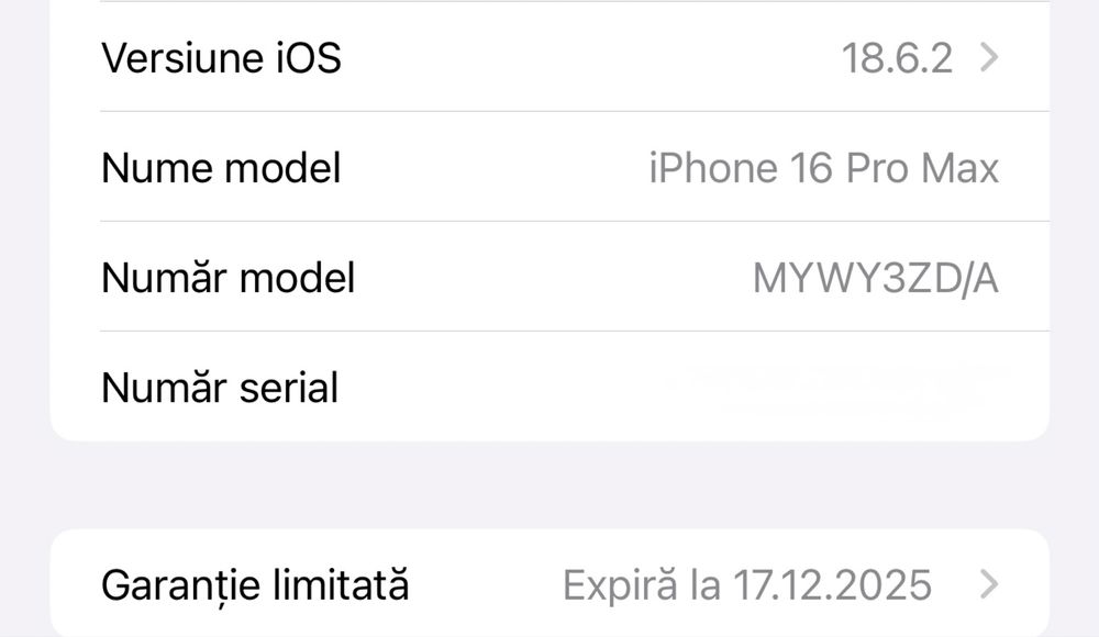 Iphone 16 Pro Max 256GB Natural Titanium Garantie