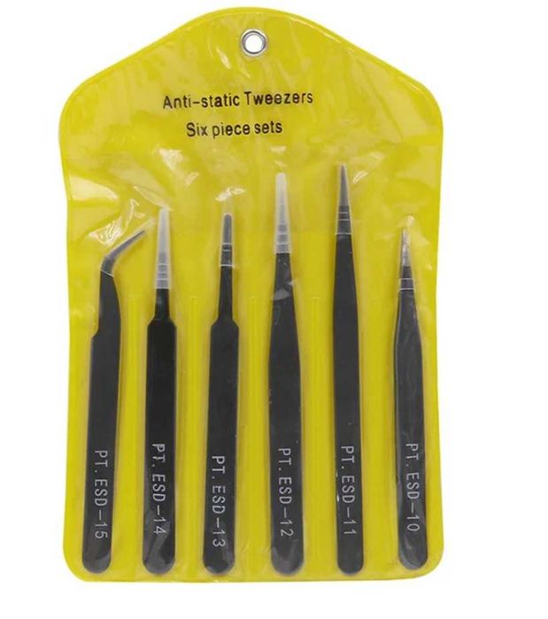 Set 6 pensete anti-statice/ electronica