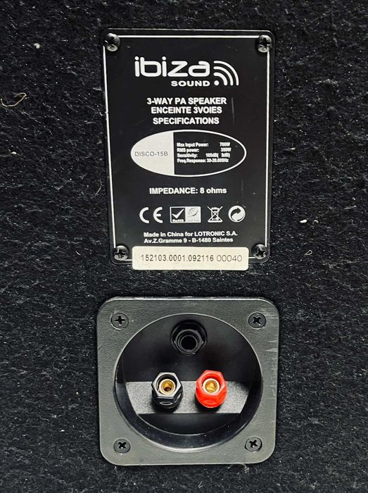 Тонколони Ibiza Disco 15B
