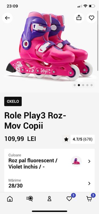 Vand Trotineta Role OXELO copii