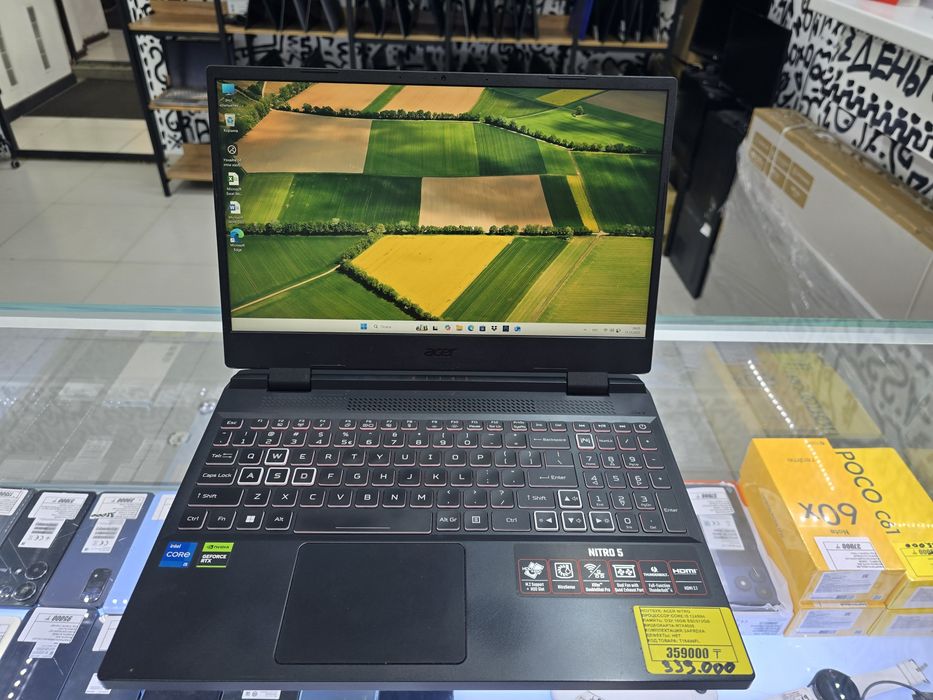 Acer Nitro core i5 12450H озу 16gb ssd512gb Rtx4050 6gb