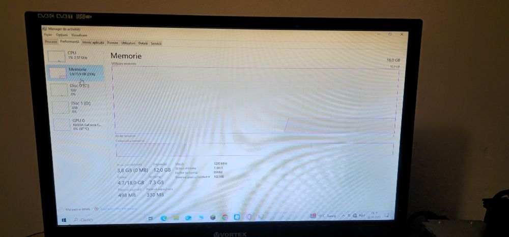 Vând pc gaming GTX 1650 + un monitor de 60 hz Negociabil