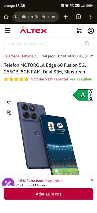 Model: Moto G60
Stare: Nou
