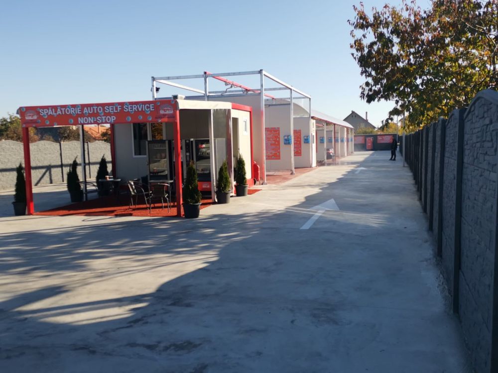 Spalatorie auto self service cu fise ,bancnote,automatizari