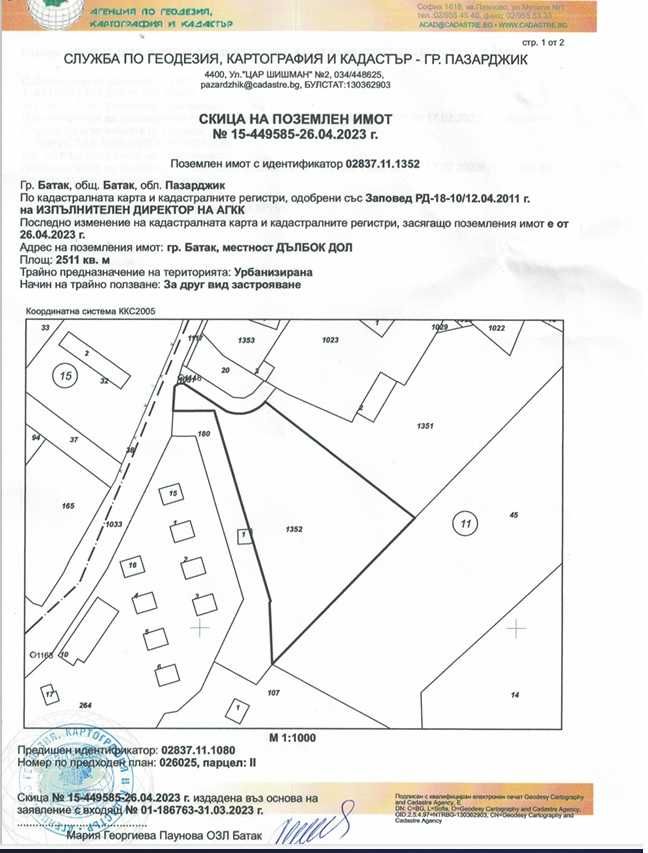 Продава се Парцел в Пловдив, Коматевски възел - 2511 кв.м за 30 €/кв.м - Снимка #1