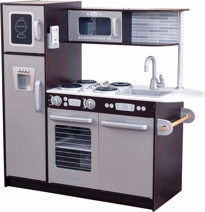 Игровая деревянная кухня KidKraft Uptown Espresso с телефоном