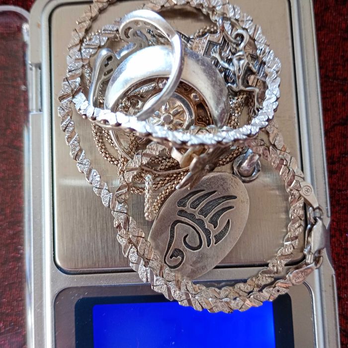 Сребърна висулка меча лапа