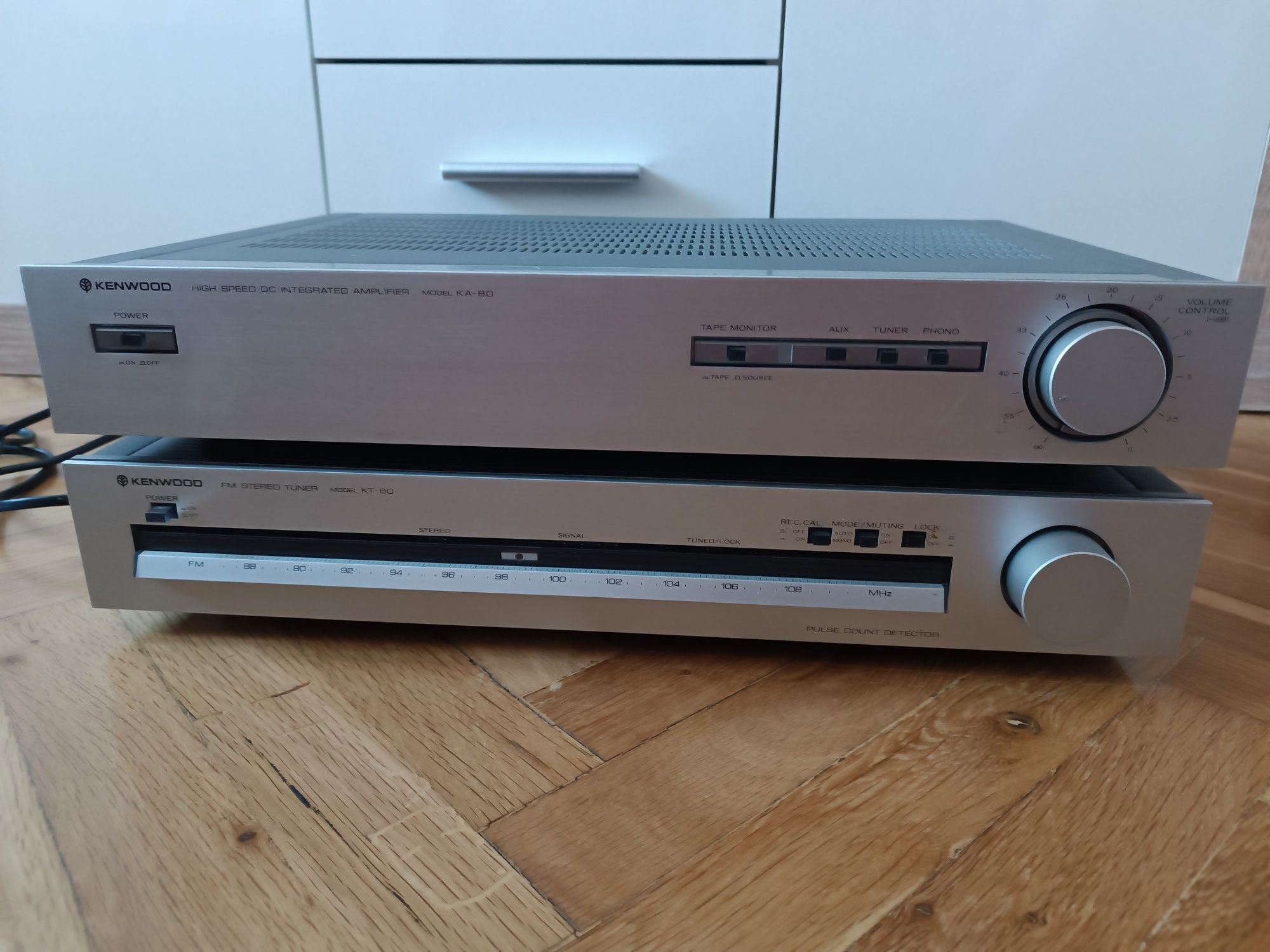 Old school усилвател+тунер Kenwood JAPAN