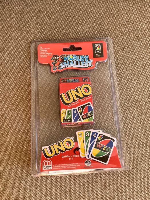 Карти за игра UNO Worlds Smallest Uno