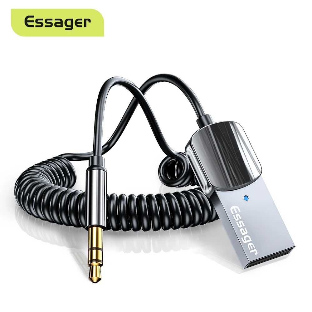 Adaptor Bluetooth Auto muzica AUX - USB cu/fara baterie