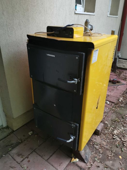 Vand centrala pe lemne 36kW, vand urgent