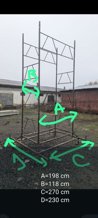 Schela mobila profesionala H 9 m