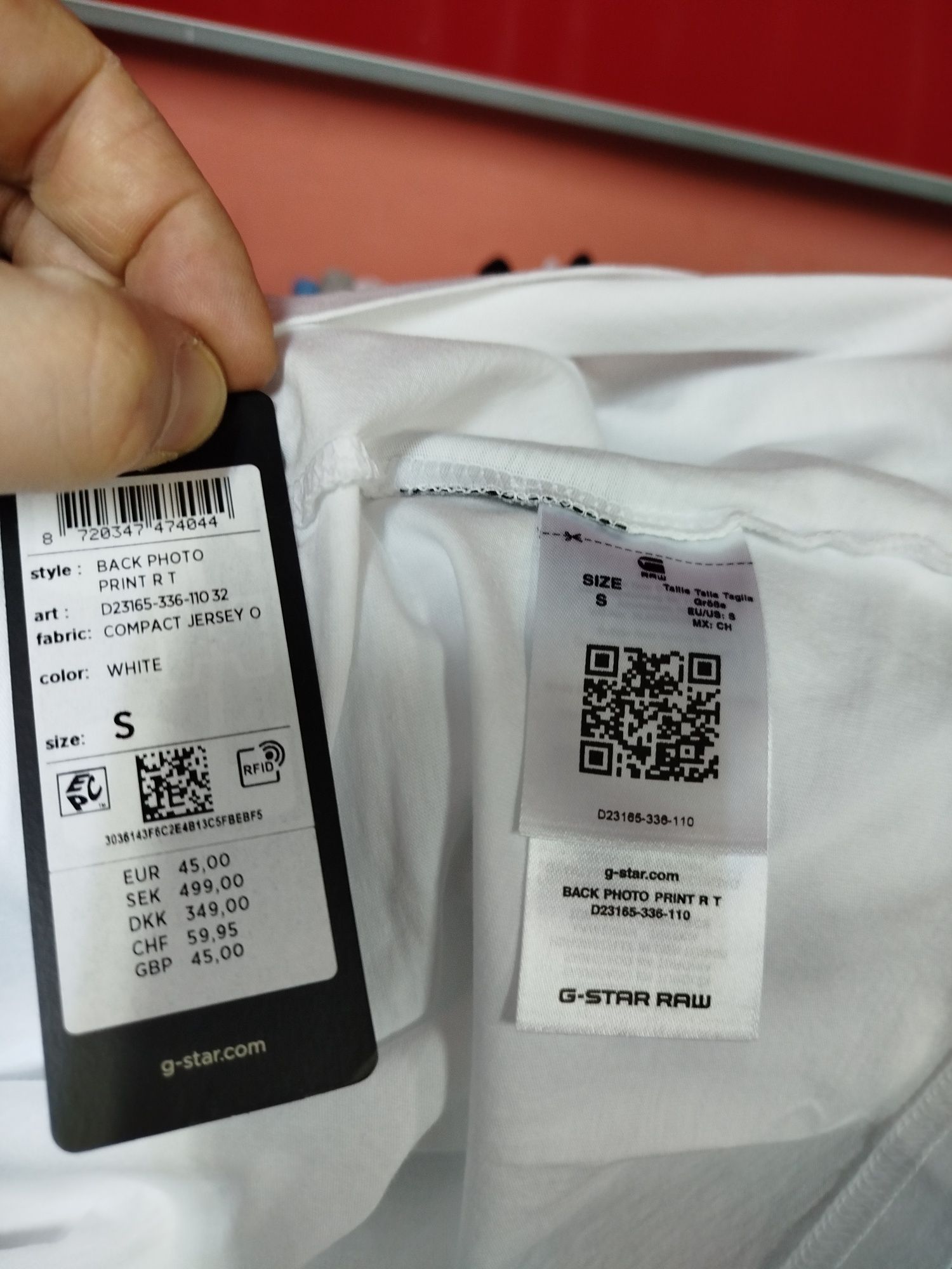 Оригинална НОВА тениска G-Star Raw Photo Print S M L мъжка