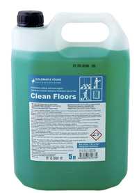 Clean floors - моющее средство для полов и поломоечных машин, паркинга