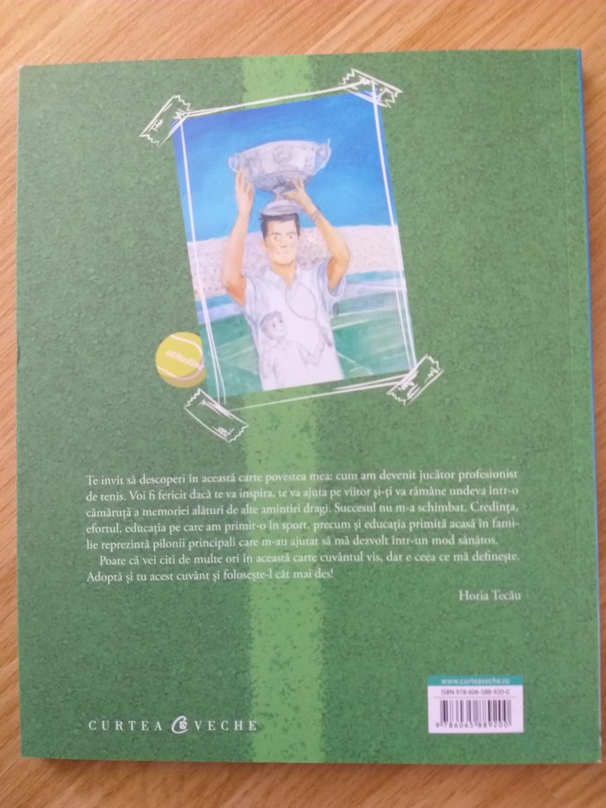 Carte pentru copii Viata in ritm de tenis