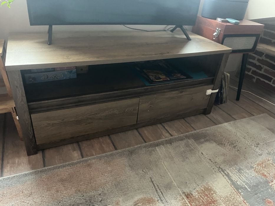 ТВ шкаф VEDDE цвят див тъмен дъб