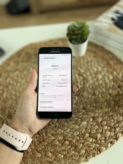 Samsung Galaxy S7 – 32GB, Negru, liber de rețea