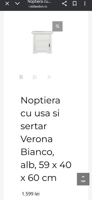 De vanzare pat  Verona Lemn masiv