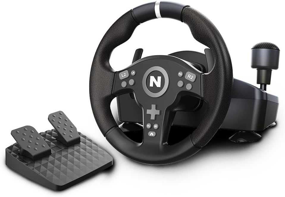 Volan de gaming Nitho Drive Pro V200 cu pedale și schimbător de viteze