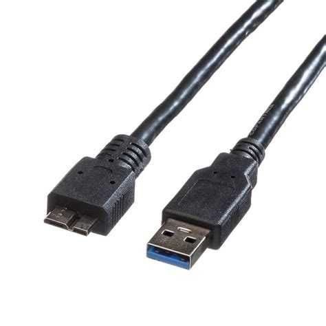 Cablu micro-B USB 3.0 la USB-A T-T USB 3.0 Male LA microUSB 3.0 67cm