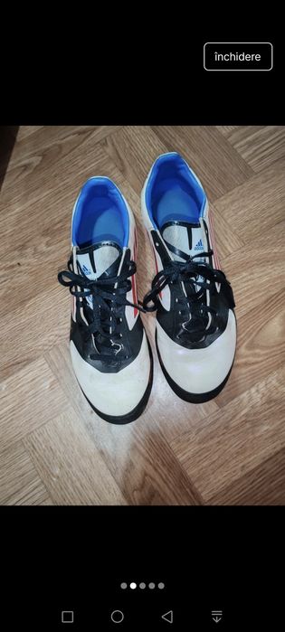 Ghete fotbal Adidas ,iarbă, mărimea 38