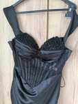 Rochie neagra corset