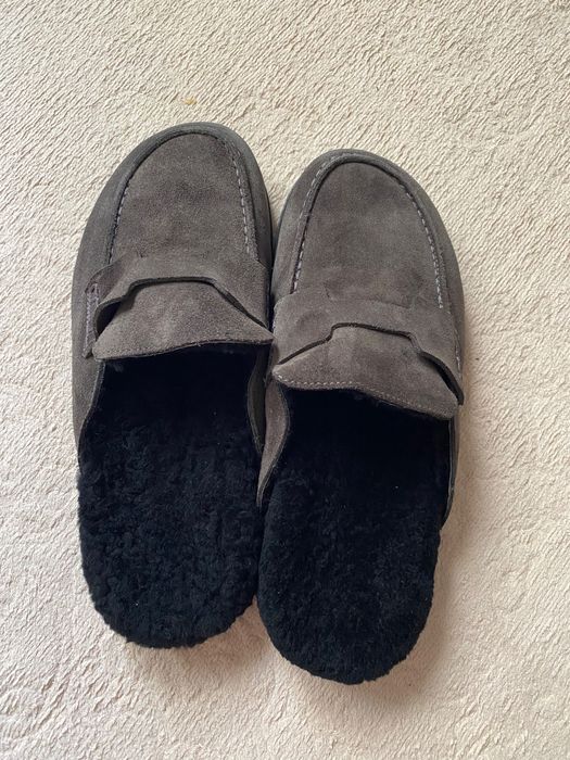 H*ermes модел велурени чехли