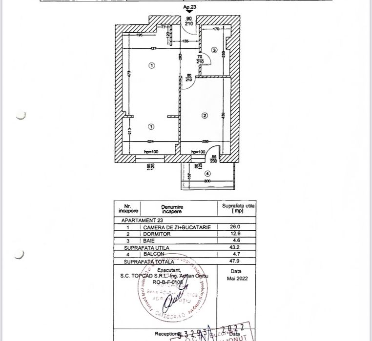 Apartament 2 camere Hils Pallady