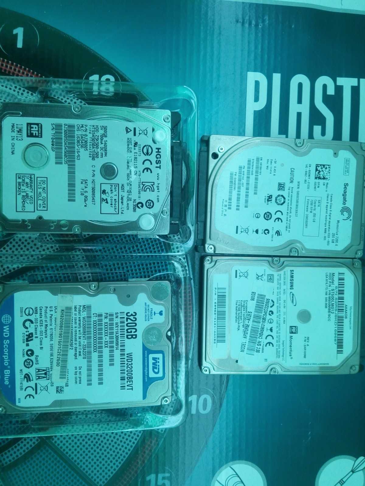 Hdd 250 la 500 gb 7 bucăți 200