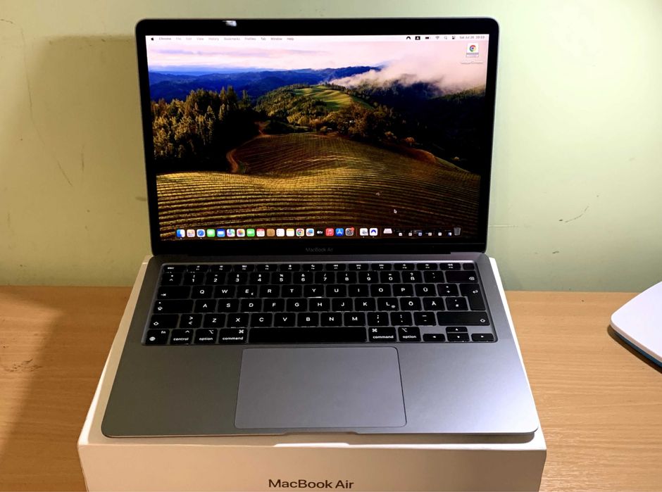 Macbook Air M1 перфектен 8GB ram, 256SSD