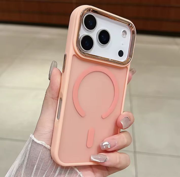 Iphone 17 17 AIR 17 PRO 17 PRO MAX - Husa Magsafe Big Metalic Frame