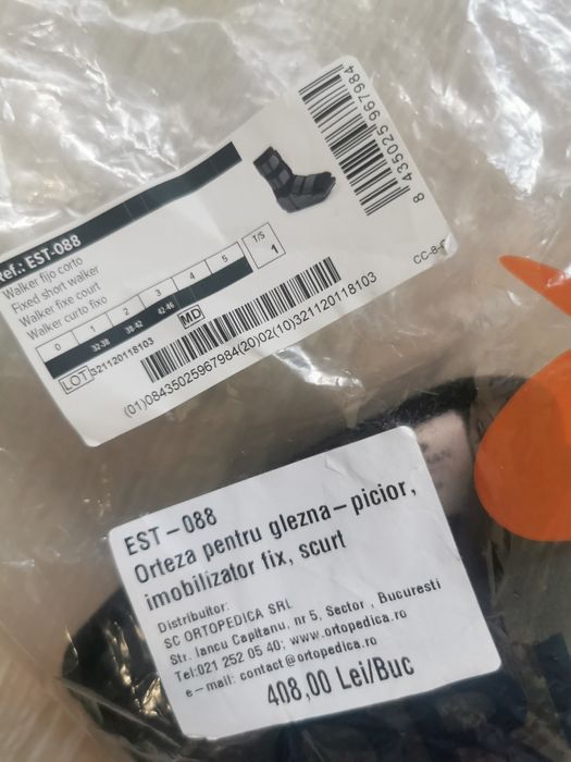 Orteză de picior (stâng) - Orliman