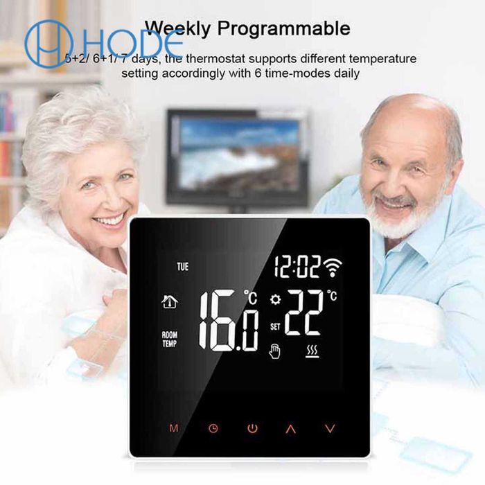 Termostat digital WiFi smart, Voice control Alexa. Nou!