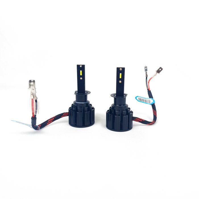 Faza Lunga-Scurta-BEC LED H1-MULTIMARCA-20000Lm-6500K-Aluminiu-110W-L1