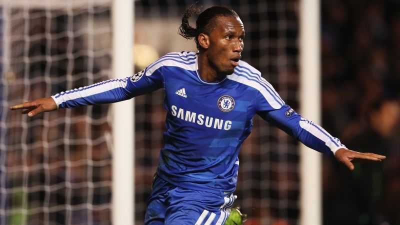 Ретро футболна тениска Chelsea Didier Drogba  екип CSKA Sofia
