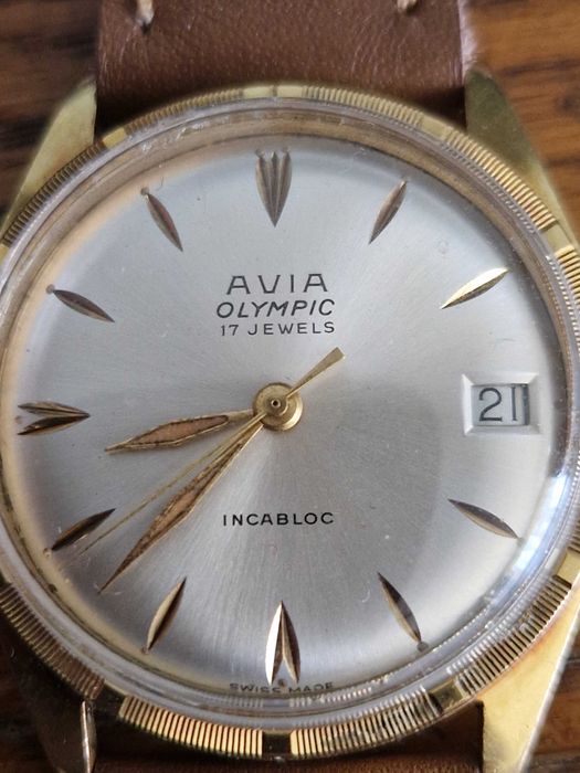 Ceas Elvetian Avia mecanic original stare buna